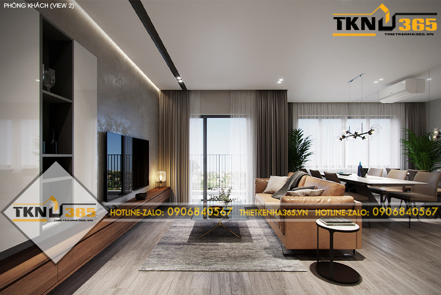 Thiết kế nội thất nhà tiện nghi cho anh Nghĩa ở Kiên Giang