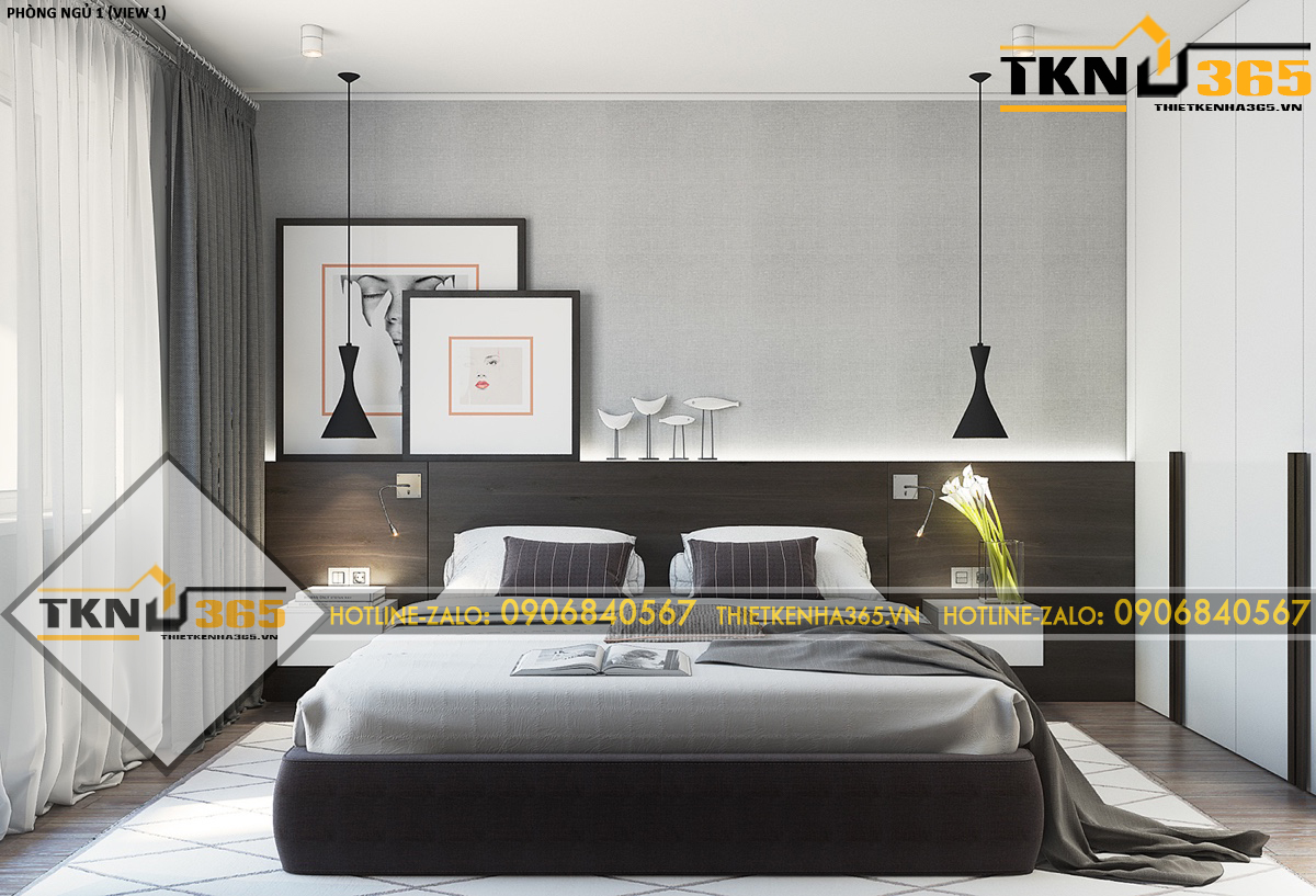 Thiết kế nội thất ánh kim kết hợp phong cách tối giản cho anh Minh ở quận 2