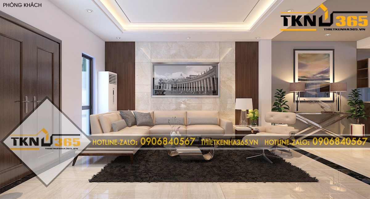 Thiết kế nội thất phổ thông cho anh Quân ở Đồng Nai