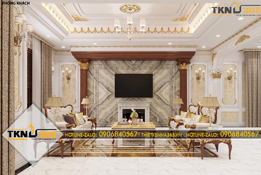 Thiết kế nội thất phong cách quý tộc cho anh Nhật ở Bình Dương