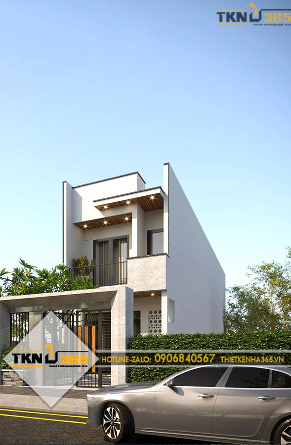 Thiết kế thi công nhà phố 2 tầng 4x19m anh Phong tại Quận 10