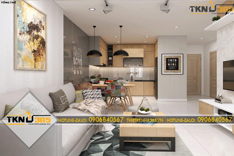 Thiết kế nội thất chung cư cho chị Thuỷ ở quận 7