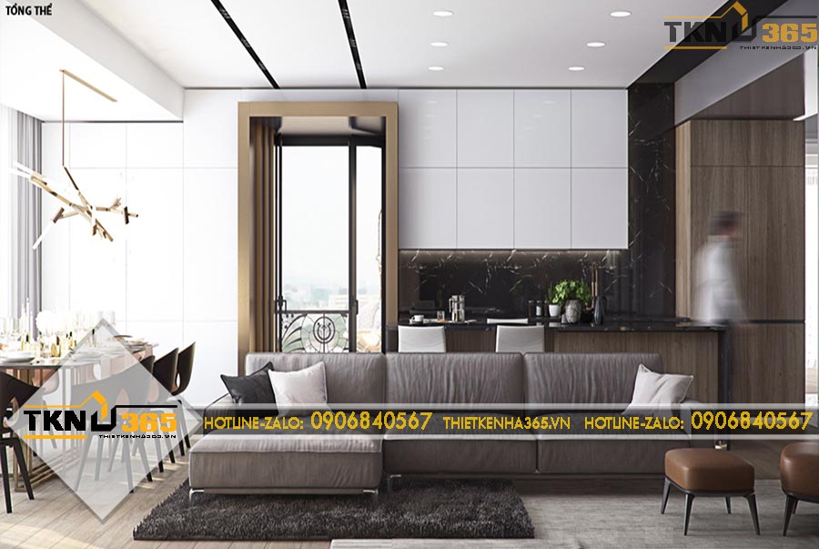 Thiết kế nội thất cho không gian nhỏ chị Huyền ở quận 2