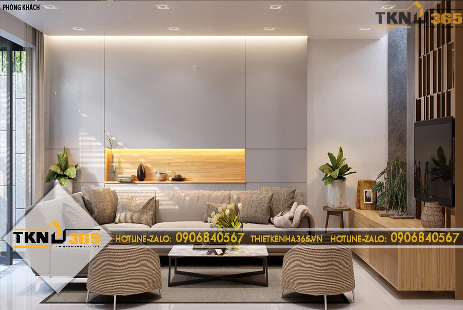 Thiết kế nội thất ấm cúng cho chị Hà ở Kon Tum