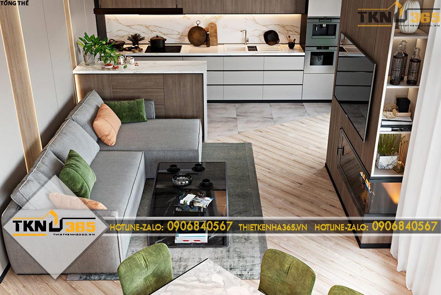 Thiết kế nội thất cho nhà ống nhỏ cho chị Ánh ở Đà Lạt