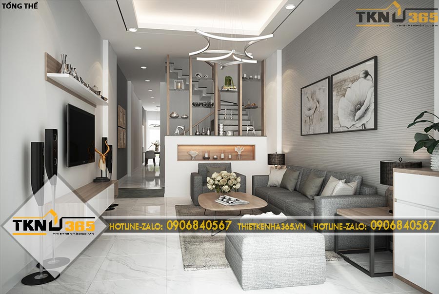 Thiết kế nội thất bắt ánh sáng tự nhiên cho anh Định ở quận 9