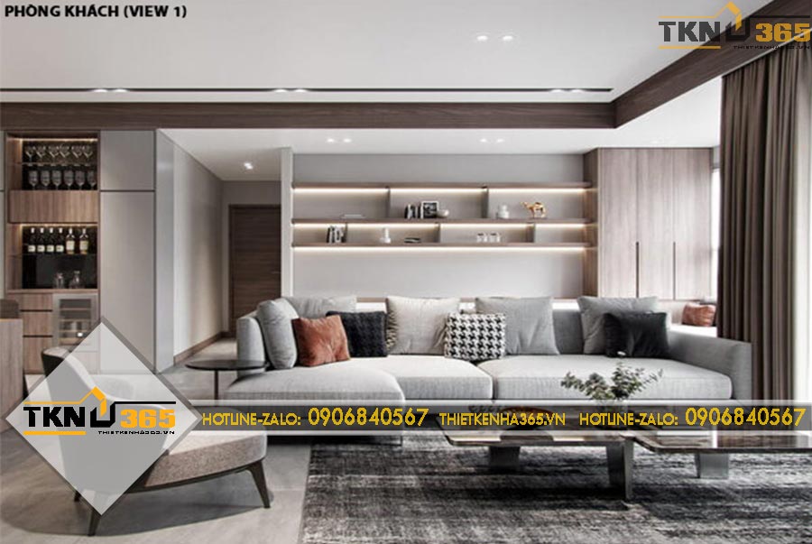 Thiết kế nội thất không gian mở cho anh Sửu ở Cái Răng