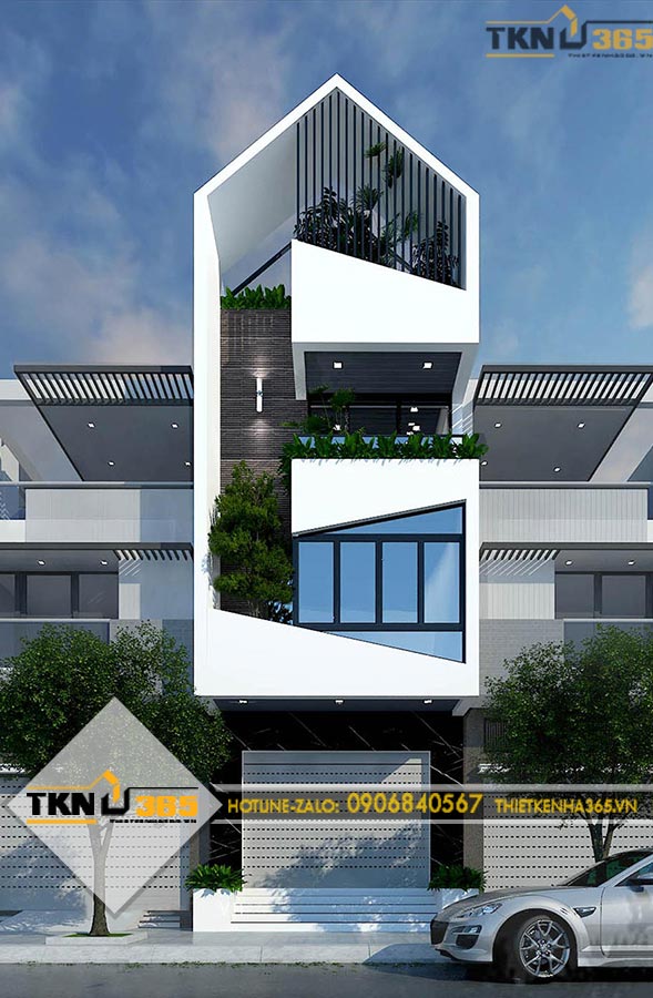 Thiết kế nhà phố 3 tầng 5x18m cho chị Hà ở Quận 8