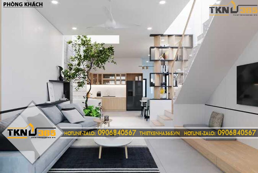 Thiết kế nội thất phong cách tối giản cho chị Ngọc ở Phú Quốc