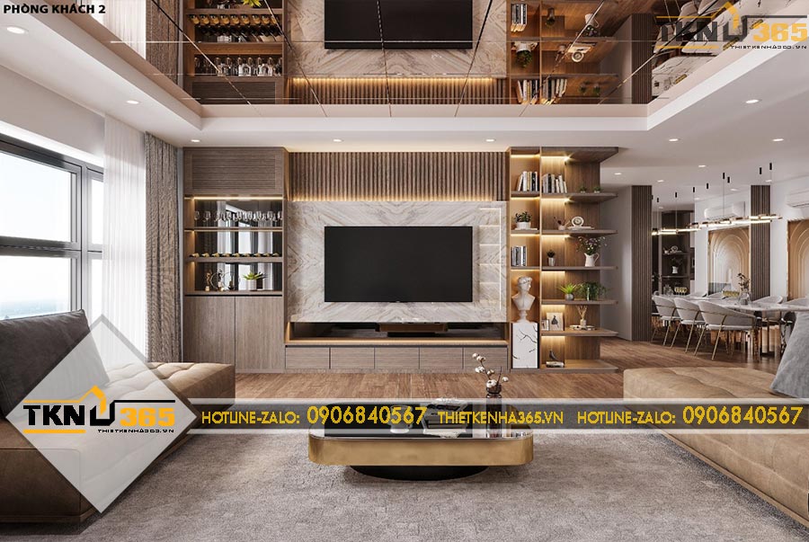 Thiết kế nội thất phong cách Pop Art cho anh Trịnh ở Đồng Tháp