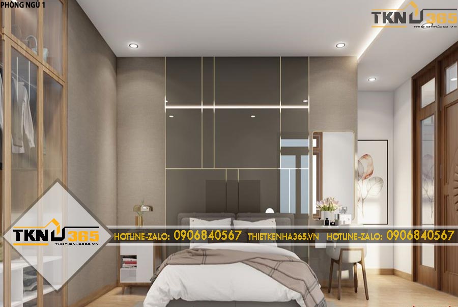 Thiết kế nội thất nhà hiện đại cho chị Thanh ở Gò Công