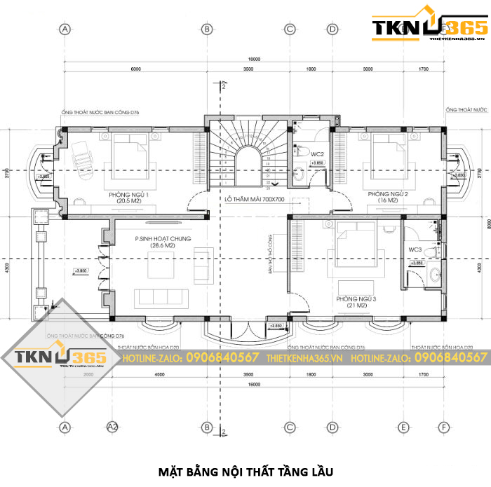 biet thu 2 tang mai thai 5