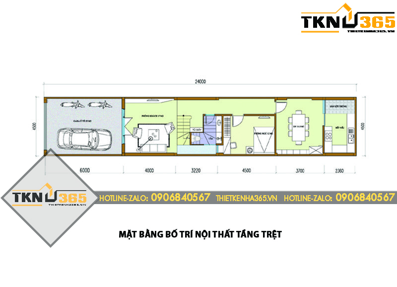 mat bang kien truc tang 1