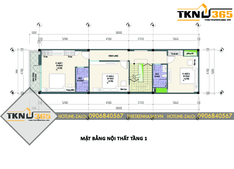 mat bang kien truc tang 2 1