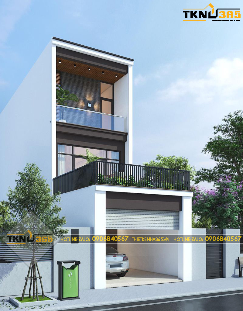 phoi canh thiet ke nha lo mat tien 4 5m goc 2