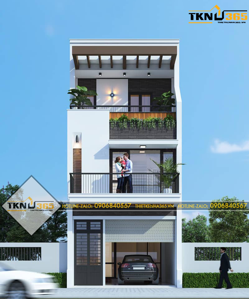 phoi canh thiet ke nha lo mat tien 5m v3