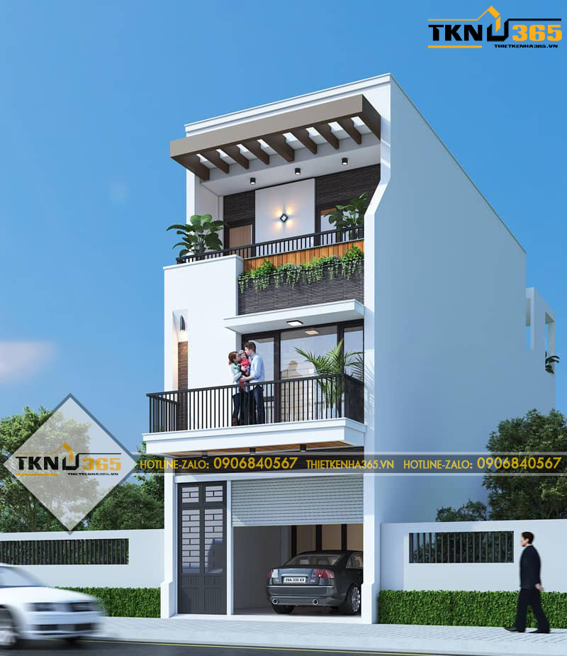 phoi canh thiet ke nha lo mat tien 5m v4