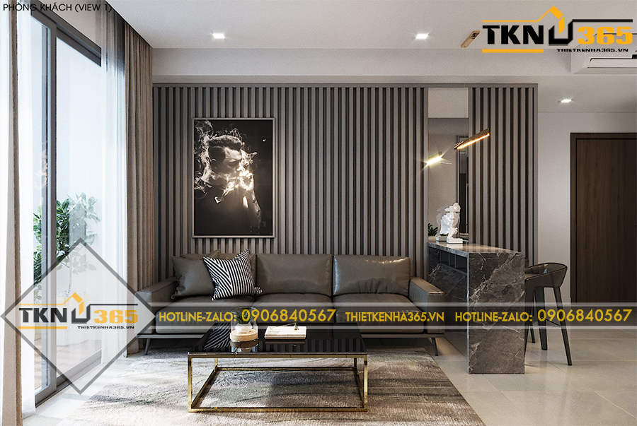 Thiết kế nội thất phong cách Expressionism cho anh Hiếu ở Biên Hoà