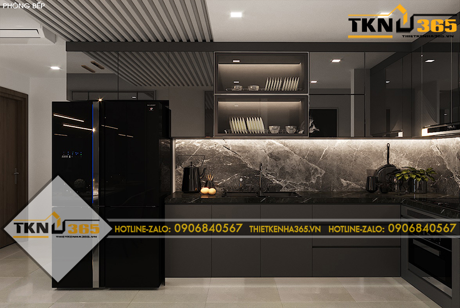 thi cong noi that can ho chung cu the parkland dep hien dai 06