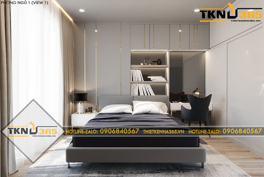 thi cong noi that can ho chung cu the parkland dep hien dai 09