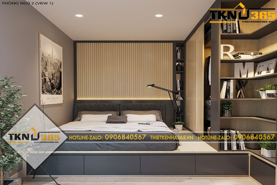 thi cong noi that can ho chung cu the parkland dep hien dai 10