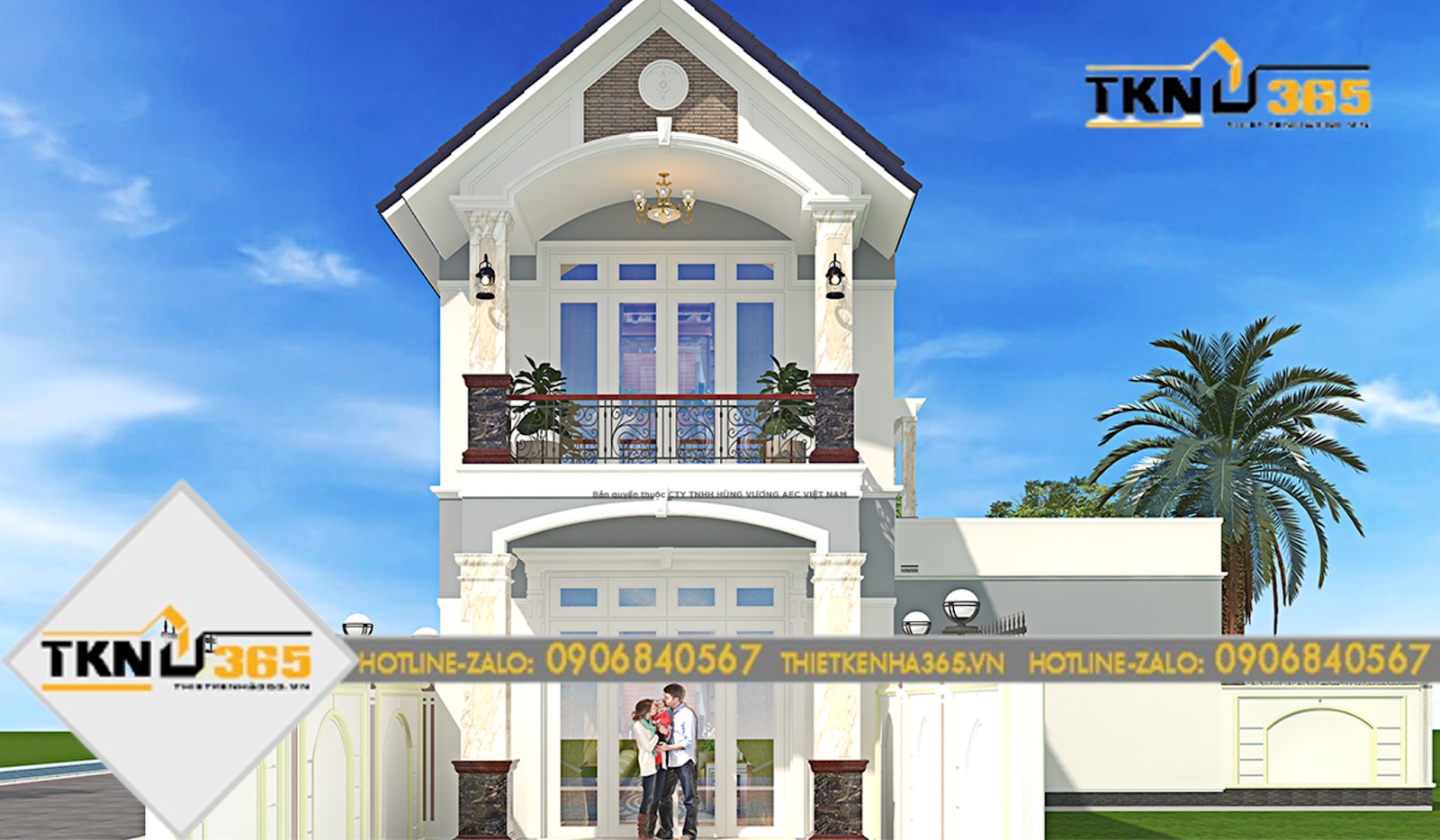 Mẫu thiết kế nhà phố 2 tầng 4 phòng ngủ diện tích 120m2