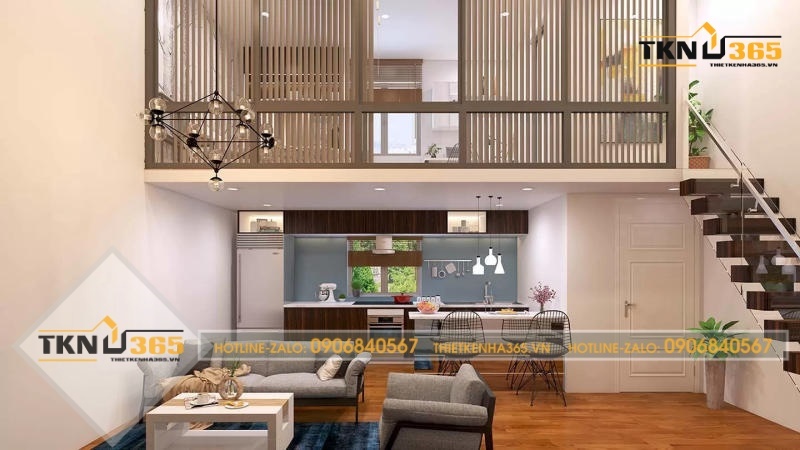 thiết kế nhà diện tích nhỏ 20m2