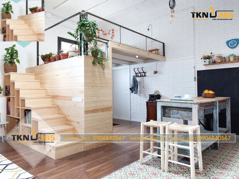 thiết kế nhà diện tích nhỏ 20m2