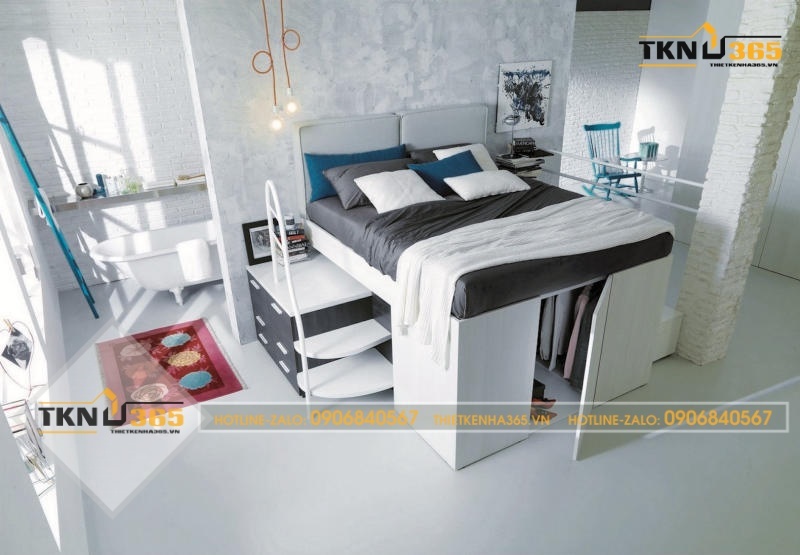 thiết kế nhà diện tích nhỏ 20m2