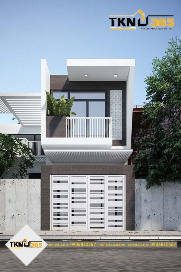 Mẫu mặt bằng nhà 2 tầng 3 phòng ngủ 120m2