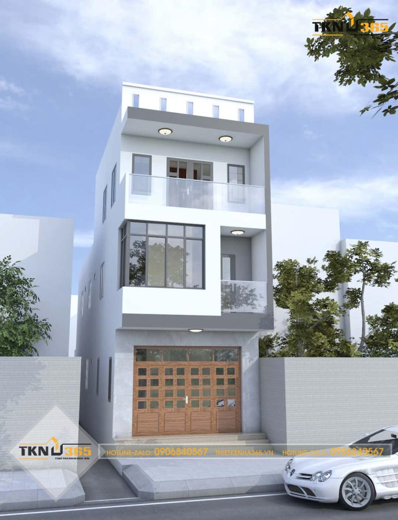 mẫu nhà 3 tầng 5x10m