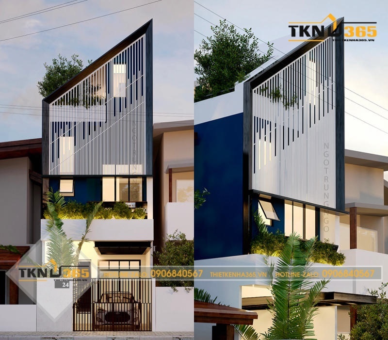 thiết kế nhà đẹp 3 tầng 40m2