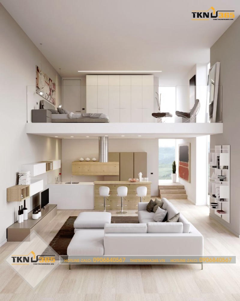 thiết kế nhà nhỏ 24m2