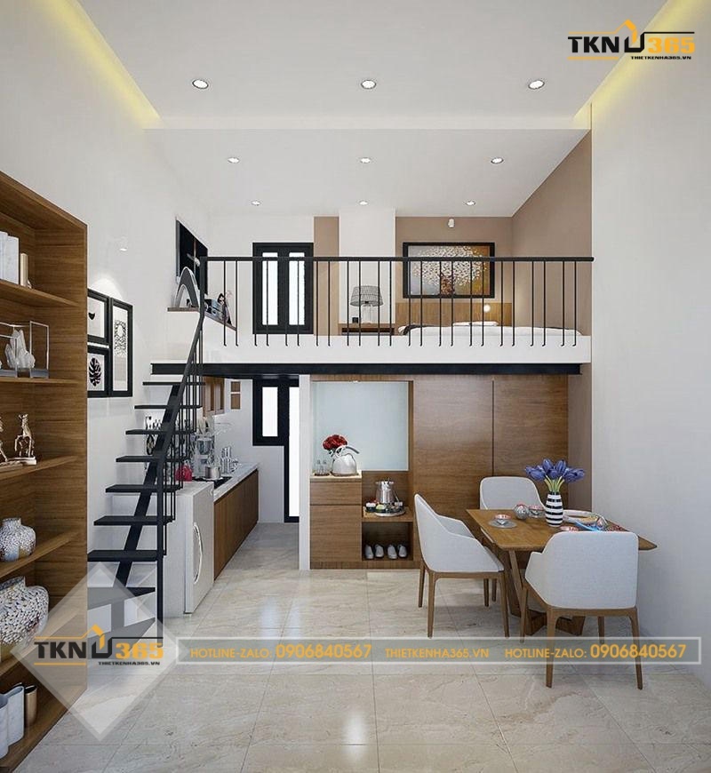 thiết kế nhà nhỏ 24m2