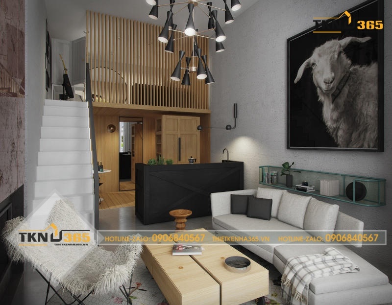 thiết kế nhà nhỏ 24m2