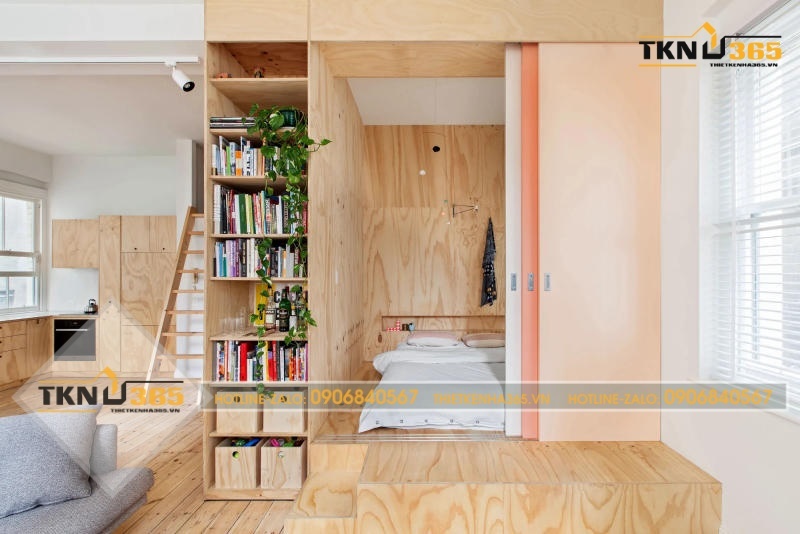 thiết kế nhà nhỏ 24m2