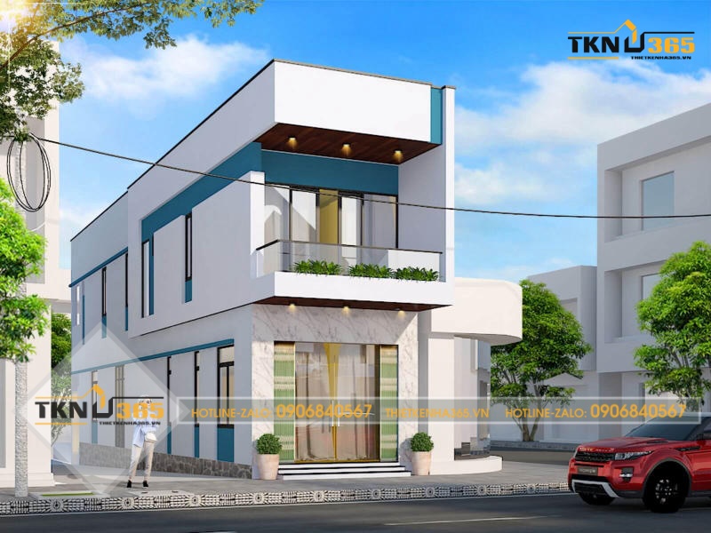 thiết kế nhà ống có gác lửng