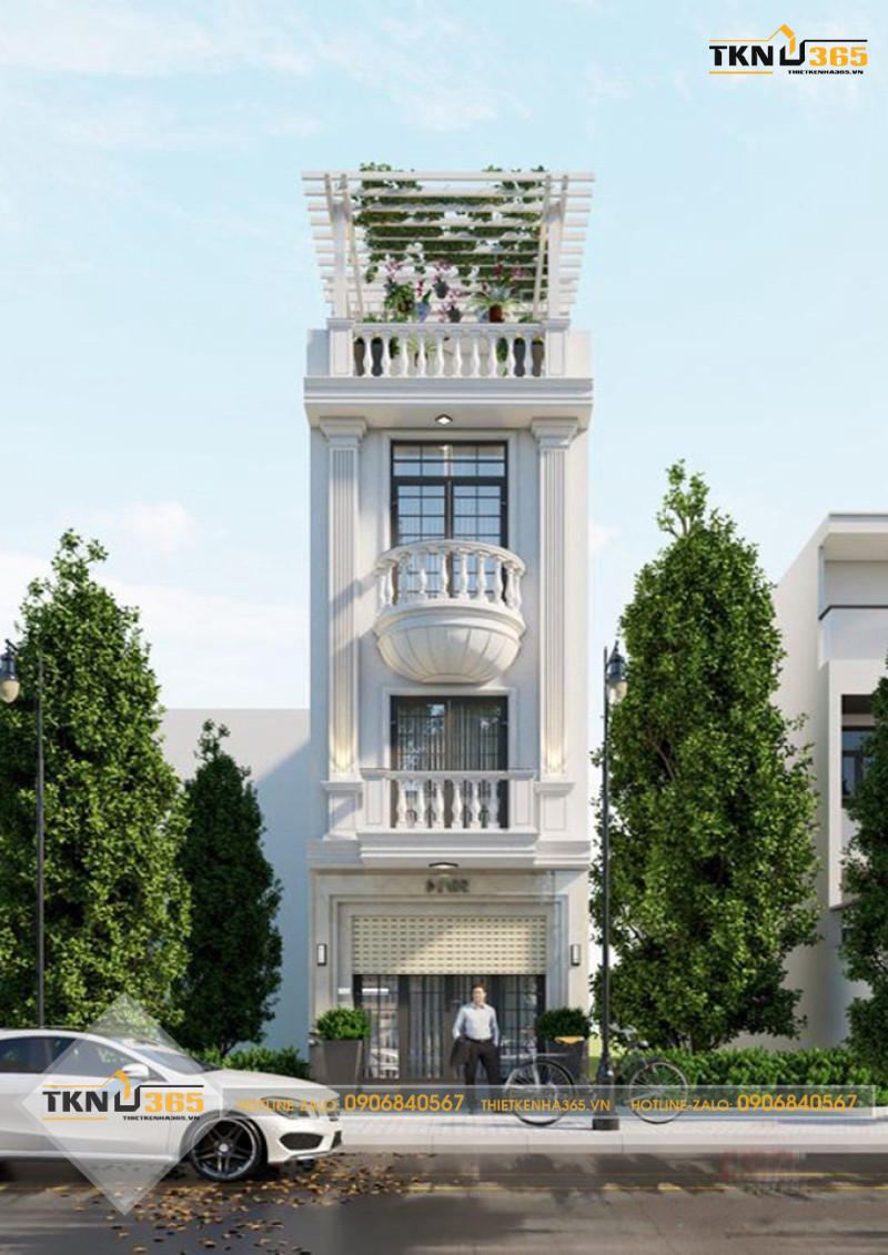 Nhà ống 3 tầng tân cổ điển