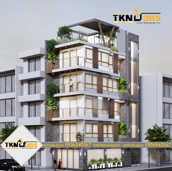 Nhà 5 tầng có 2 mặt tiền có thể vừa kinh doanh vừa cho thuê vừa ở