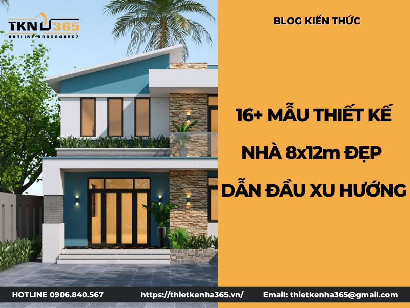 thiết kế nhà diện tích 5x16m