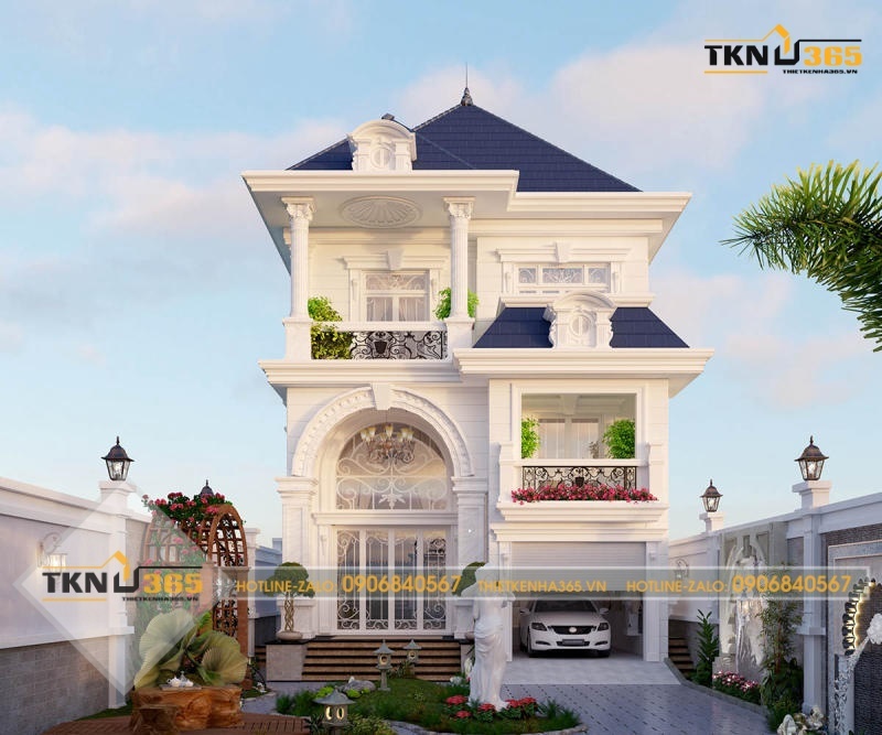 mẫu biệt thự kiểu pháp
