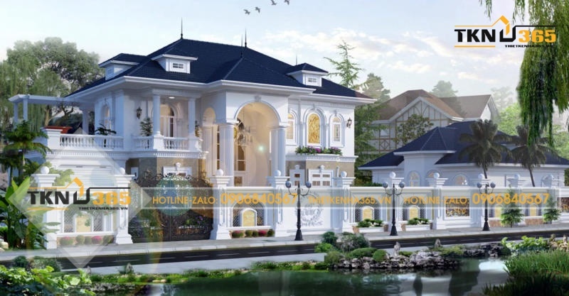 mẫu biệt thự kiểu pháp