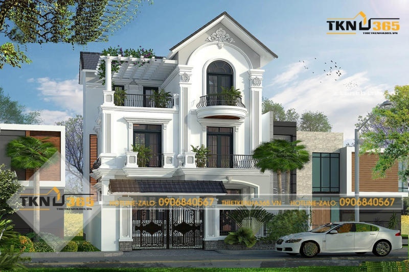 Biệt thự Pháp thiết kế cách tân