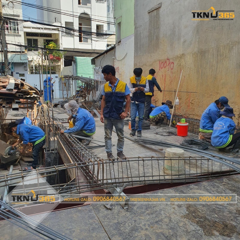 Thi công nhà 2 tầng