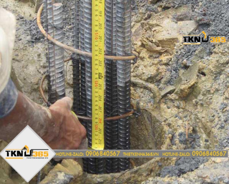 thi công tầng hầm nhà phố