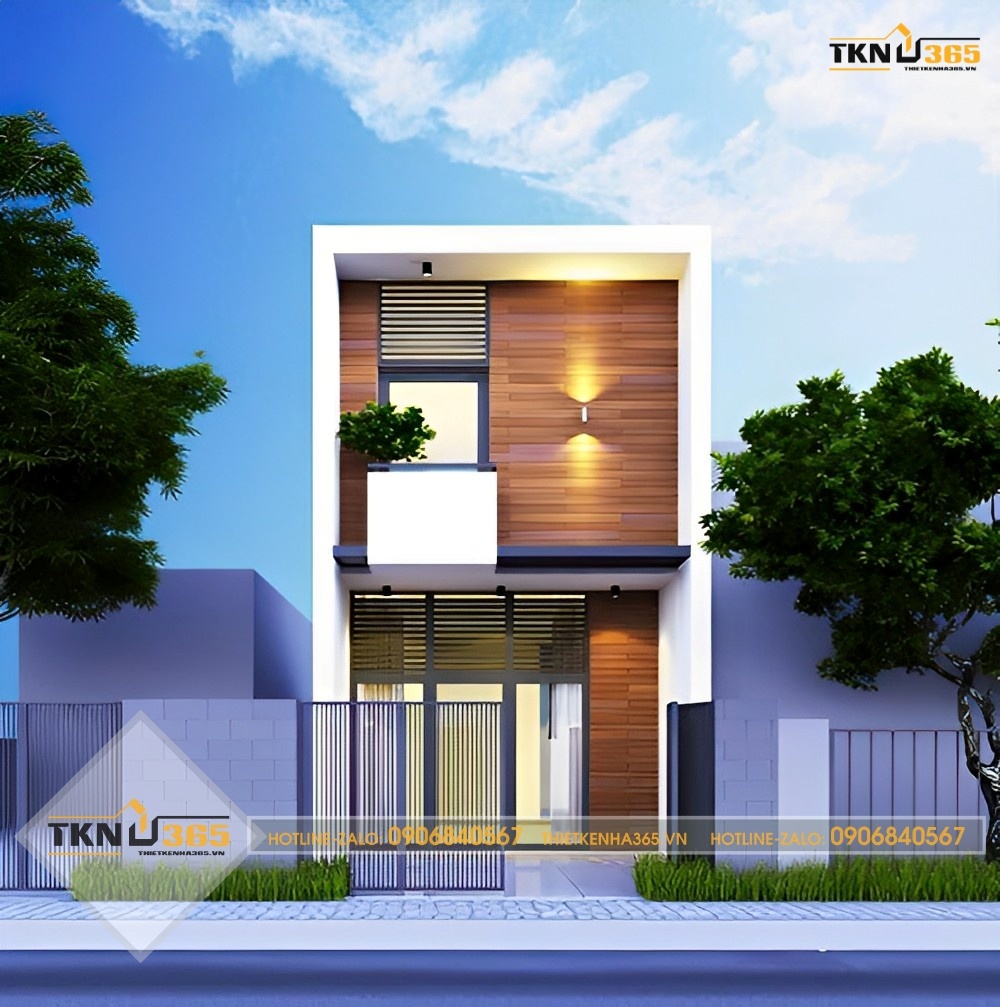 mẫu nhà 2 tầng 400 triệu