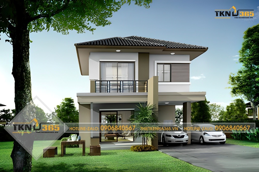 Nhà 2 tầng giá 400 triệu với một khu vườn đẹp là điều nhiều người mong ước