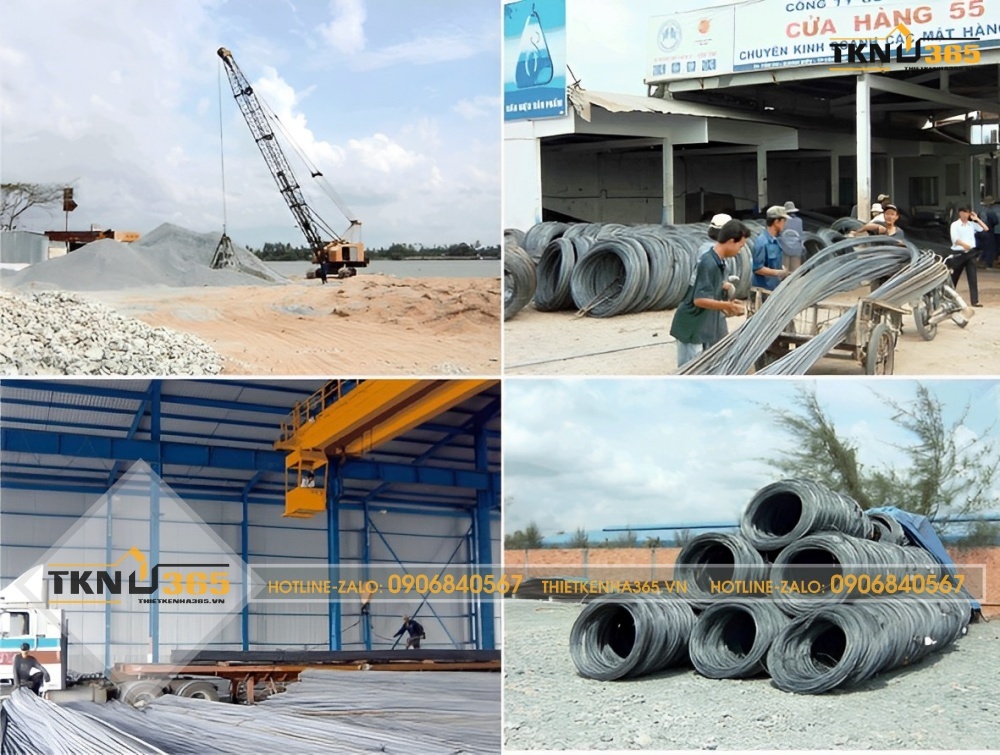 Chọn nguyên vật liệu xây dựng cũng là một phần rất quan trọng khi thiết kế và thi công công trình