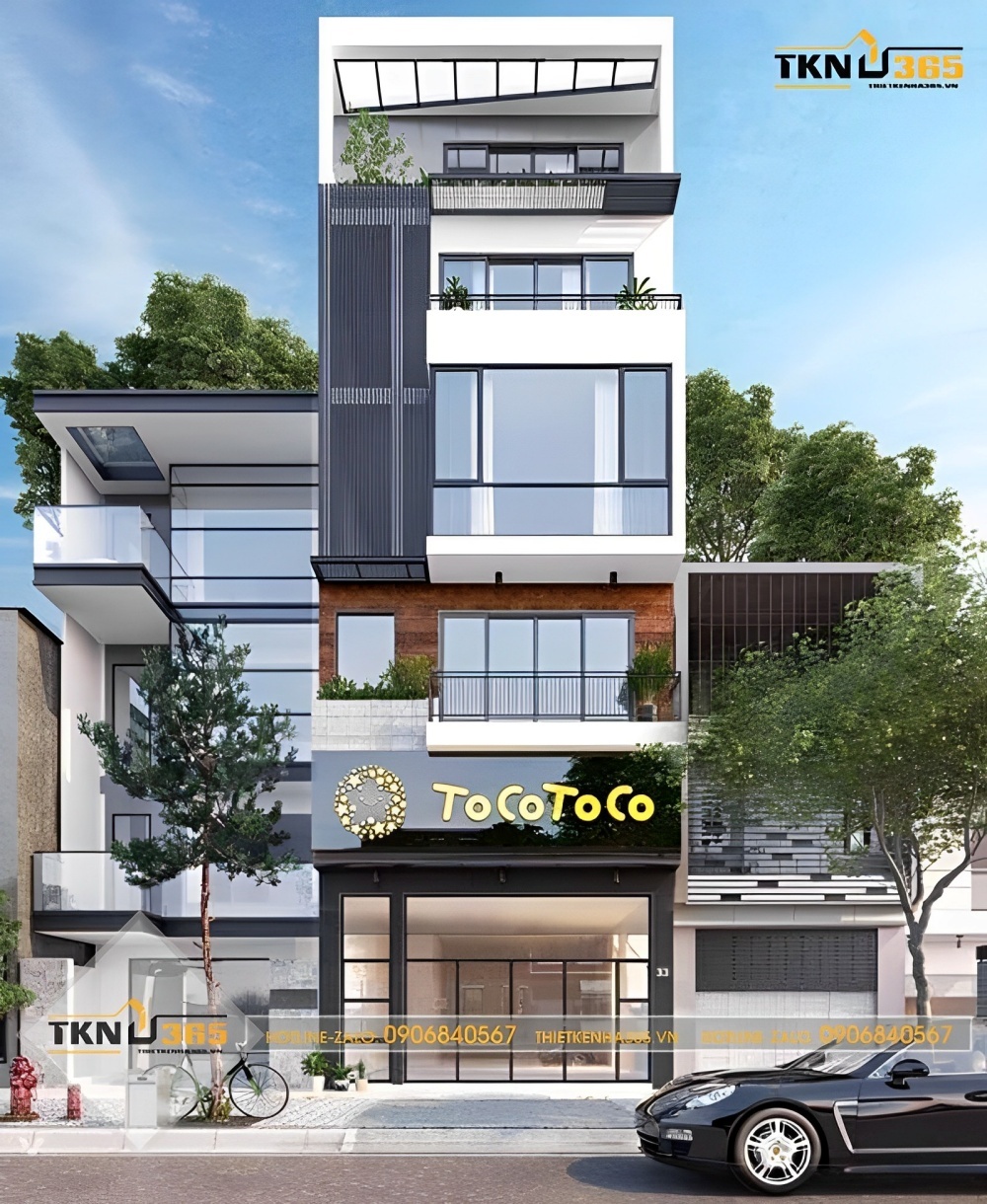 Thiết kế nhà 3 tầng kết hợp kinh doanh