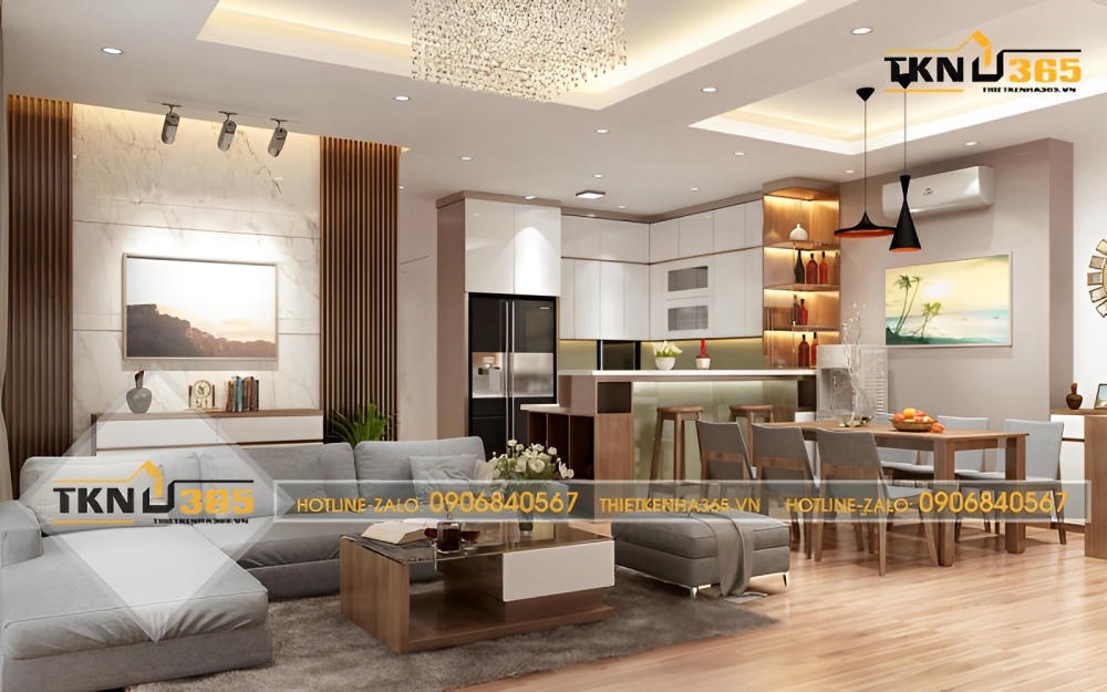 Cách thiết kế nội thất trong nhà 35m2